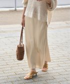 【ノーブル / スピック&スパン/NOBLE / Spick & Span】の《追加》ナローAラインサテンスカート 3 人気、トレンドファッション・服の通販 founy(ファニー) ファッション Fashion レディースファッション WOMEN スカート Skirt サテン Satin 春 Spring thumbnail ベージュ|ID: prp329100004496758 ipo3291000000031722687