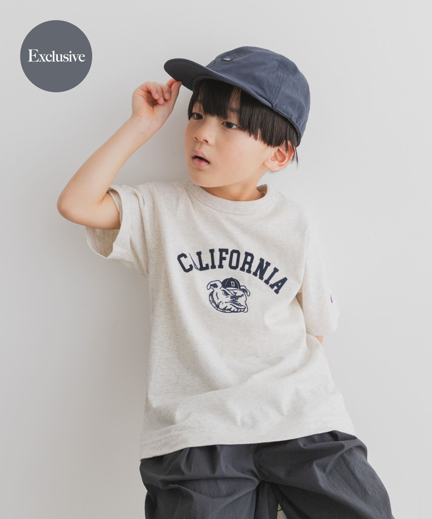 【アーバンリサーチ ドアーズ/URBAN RESEARCH DOORS / KIDS】の『別注』Champion*DOORS BULLDOG Tシャツ(KIDS) インテリア・キッズ・メンズ・レディースファッション・服の通販 founy(ファニー) 　ファッション　Fashion　キッズファッション　KIDS　2025年　2025　2025春夏・S/S　Ss,Spring/Summer,2025　キャラクター　Character　ショート　Short　シンプル　Simple　スリーブ　Sleeve　プリント　Print　別注　Special Order　夏　Summer　S/S・春夏　Ss・Spring/Summer　OATMEAL|ID: prp329100004496945 ipo3291000000031723937