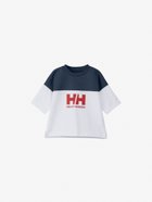 【ヘリーハンセン/HELLY HANSEN】のハーフスリーブフットボールティー(キッズ) 人気、トレンドファッション・服の通販 founy(ファニー) ファッション Fashion レディースファッション WOMEN スリーブ Sleeve ハーフ Half thumbnail クリアホワイト×オーシャンネイ|ID: prp329100004496996 ipo3291000000031724356