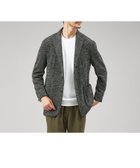 【アバハウス/ABAHOUSE / MEN】のウールミックス ツイードライク ジャージージャケット ブラック|ID: prp329100004497151 ipo3291000000031725413