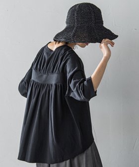 【メイソングレイ/MAYSON GREY】のオーガニックコットンバッグギャザーテーププルオーバー≪洗濯機で洗える≫ 人気、トレンドファッション・服の通販 founy(ファニー) ファッション Fashion レディースファッション WOMEN トップス・カットソー Tops/Tshirt プルオーバー Pullover おすすめ Recommend ギャザー Gather コンシャス Conscious ジャージー Jersey パターン Pattern リラックス Relax 洗える Washable |ID:prp329100004497153