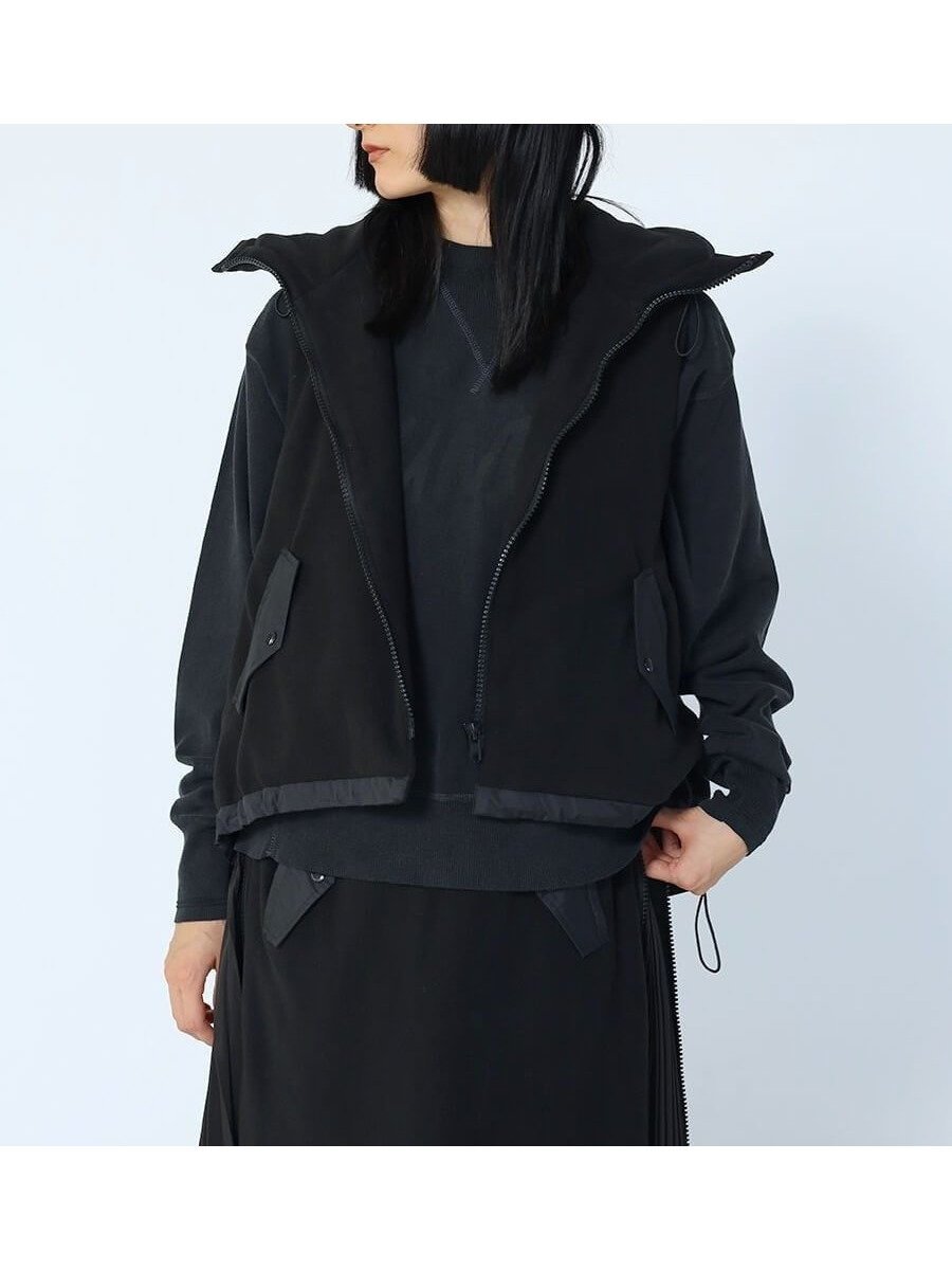 【ラシュッド/LASUD】のドロストデザインフリースベスト 人気、トレンドファッション・服の通販 founy(ファニー) 　ファッション　Fashion　レディースファッション　WOMEN　アウター　Coat Outerwear　トップス・カットソー　Tops/Tshirt　ベスト/ジレ　Gilets/Vests　スウェット　Sweat　人気　Popularity　 other-1|ID: prp329100004497220 ipo3291000000031725880