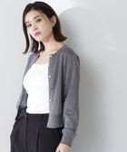 【ナチュラル ビューティー ベーシック/NATURAL BEAUTY BASIC】のラメシアーベーシックカーディガン チャコール1|ID: prp329100004497343 ipo3291000000031933733
