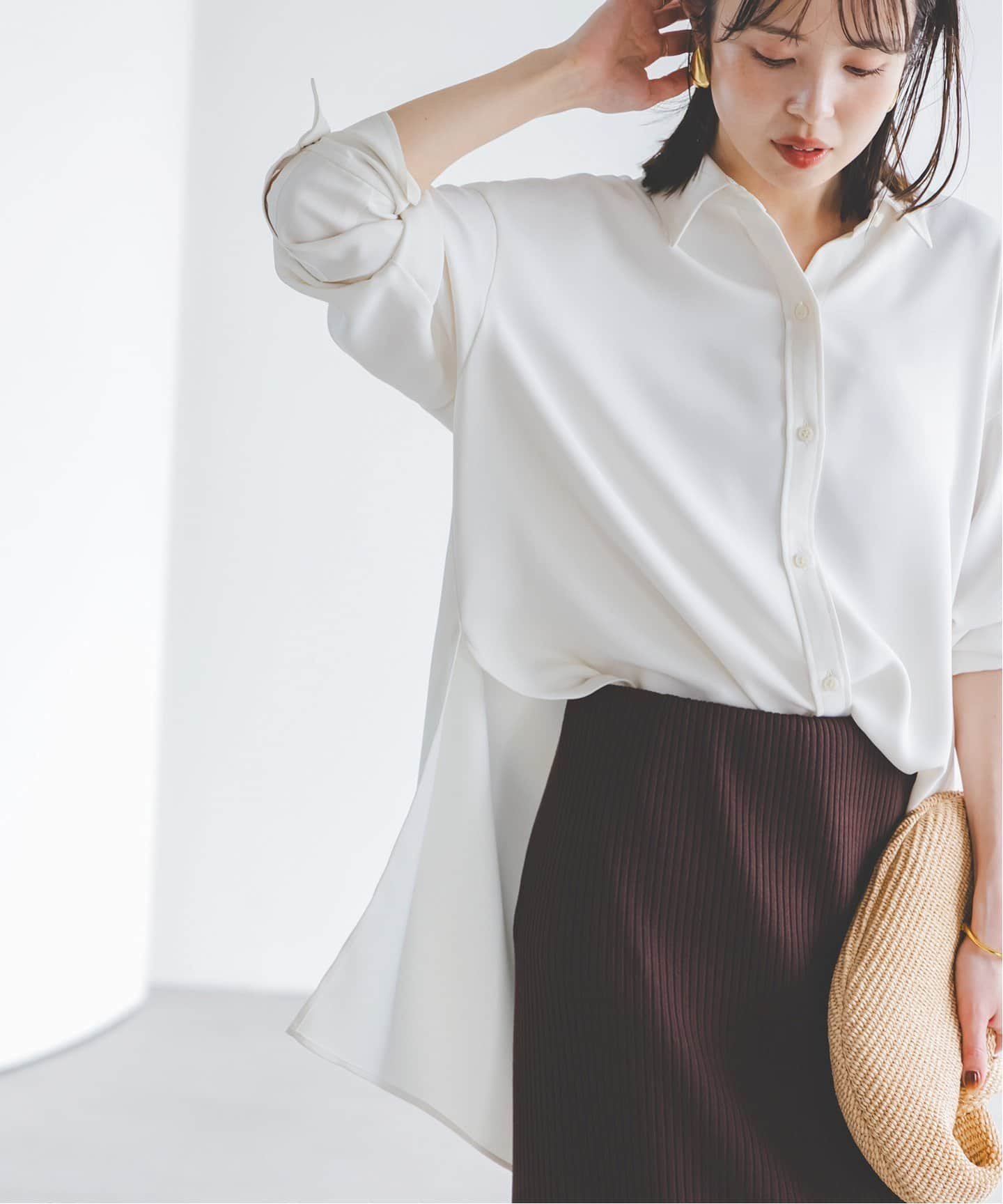 【ノーブル / スピック&スパン/NOBLE / Spick & Span】の《追加》シーズンカラープレーンシャツ 11 インテリア・キッズ・メンズ・レディースファッション・服の通販 founy(ファニー) 　ファッション　Fashion　レディースファッション　WOMEN　トップス・カットソー　Tops/Tshirt　シャツ/ブラウス　Shirts/Blouses　再入荷　Restock/Back In Stock/Re Arrival　ホワイト|ID: prp329100004497408 ipo3291000000031727157