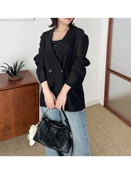 【リリーブラウン/Lily Brown】のセミシアージャケット 人気、トレンドファッション・服の通販 founy(ファニー) 　ファッション　Fashion　レディースファッション　WOMEN　アウター　Coat Outerwear　ジャケット　Jackets　シアー　Sheer　エレガント 上品　Elegant　 other-1|ID: prp329100004497430 ipo3291000000032206503