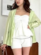 【リリーブラウン/Lily Brown】のセミシアージャケット 人気、トレンドファッション・服の通販 founy(ファニー) ファッション Fashion レディースファッション WOMEN アウター Coat Outerwear ジャケット Jackets シアー Sheer エレガント 上品 Elegant thumbnail LIME[022]|ID: prp329100004497430 ipo3291000000032206505