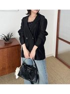 【リリーブラウン/Lily Brown】のセミシアージャケット 人気、トレンドファッション・服の通販 founy(ファニー) ファッション Fashion レディースファッション WOMEN アウター Coat Outerwear ジャケット Jackets シアー Sheer エレガント 上品 Elegant thumbnail BLK[009]|ID: prp329100004497430 ipo3291000000032361913