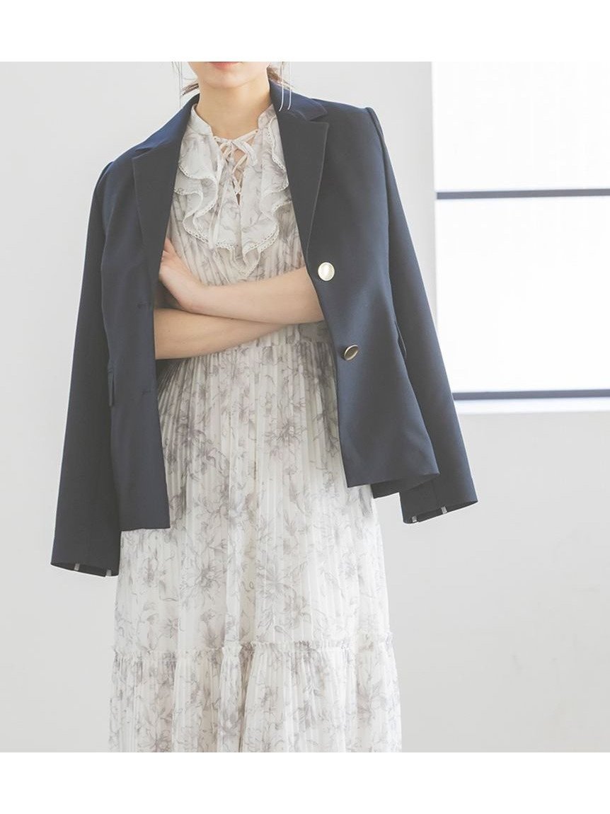 【スナイデル/SNIDEL】のシングルジャケット インテリア・キッズ・メンズ・レディースファッション・服の通販 founy(ファニー) 　ファッション　Fashion　レディースファッション　Ladies' Fashion Online　アウター　Coat Outerwear　ジャケット　Jackets　おすすめ　Recommend　エレガント 上品　Elegant　クラシカル　Classical　ジャケット　Jacket　デニム　Denim　人気　Popularity　定番　Standard　NVY[089]|ID: prp329100004497431 ipo3291000000032628784