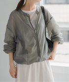 【スピック&スパン/Spick & Span】の《一部店舗+WEB限定》シアーフロントZIPブルゾン 人気、トレンドファッション・服の通販 founy(ファニー) ファッション Fashion レディースファッション WOMEN アウター Coat Outerwear ブルゾン Blouson/Jackets シアー Sheer タンク Tank ドローコード Draw Cord バランス Balance ブルゾン Blouson ボトム Bottom thumbnail グレーA|ID: prp329100004497436 ipo3291000000031913455