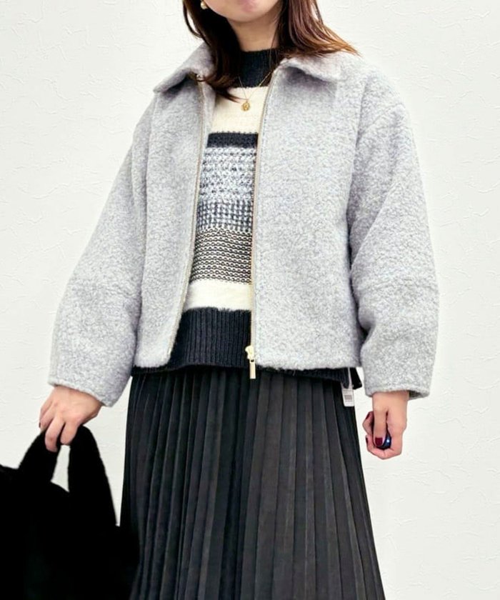 【ノーリーズ/NOLLEY'S】のフライス編みナッピングジャケット インテリア・キッズ・メンズ・レディースファッション・服の通販 founy(ファニー) https://founy.com/ ファッション Fashion レディースファッション WOMEN アウター Coat Outerwear ジャケット Jackets 2024年 2024 2024-2025秋冬・A/W Aw/Autumn/Winter/Fw/Fall/2024-2025 おすすめ Recommend ストーン Stone バランス Balance ブルゾン Blouson ポケット Pocket A/W・秋冬 Aw・Autumn/Winter・Fw・Fall-Winter |ID: prp329100004497467 ipo3291000000031992212