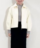 【ノーリーズ/NOLLEY'S】のフライス編みナッピングジャケット オフホワイト|ID: prp329100004497467 ipo3291000000031992220