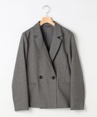 【ノーリーズ/NOLLEY'S】の《セットアップ可能》ウールライクツイル テーラードショートジャケット グレー|ID: prp329100004497472 ipo3291000000031992229