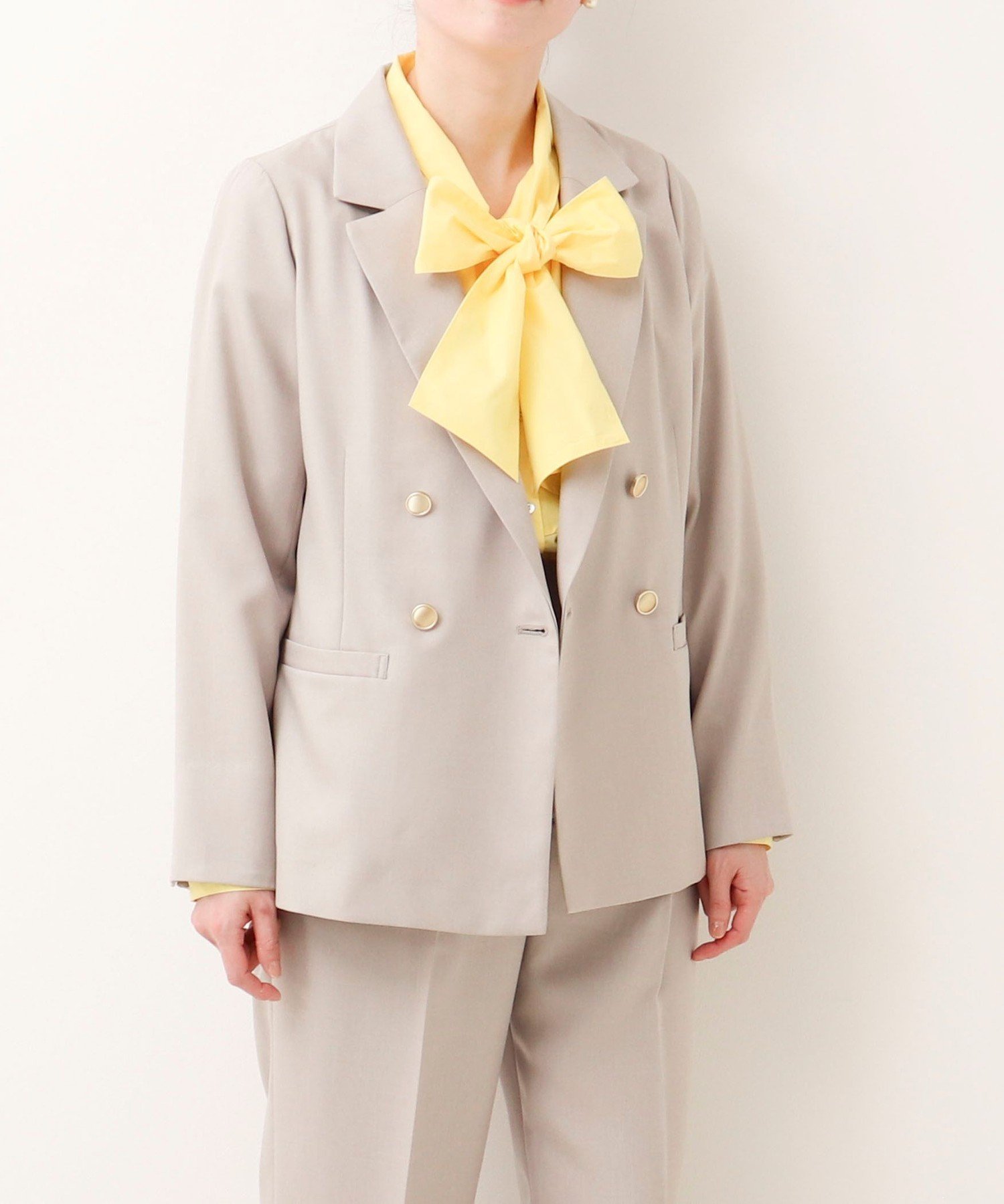 【ノーリーズ/NOLLEY'S】の《セットアップ対応》ライトモククロス ジャケット インテリア・キッズ・メンズ・レディースファッション・服の通販 founy(ファニー) 　ファッション　Fashion　レディースファッション　WOMEN　アウター　Coat Outerwear　ジャケット　Jackets　オケージョン　Occasion　春　Spring　秋　Autumn/Fall　ジャケット　Jacket　スリット　Slit　セットアップ　Set Up　デニム　Denim　トレンド　Trend　ベーシック　Basic　ロング　Long　おすすめ　Recommend　卒業式　Graduation Ceremony　2025年　2025　2025春夏・S/S　Ss,Spring/Summer,2025　グレイッシュベージュ|ID: prp329100004497490 ipo3291000000031864951