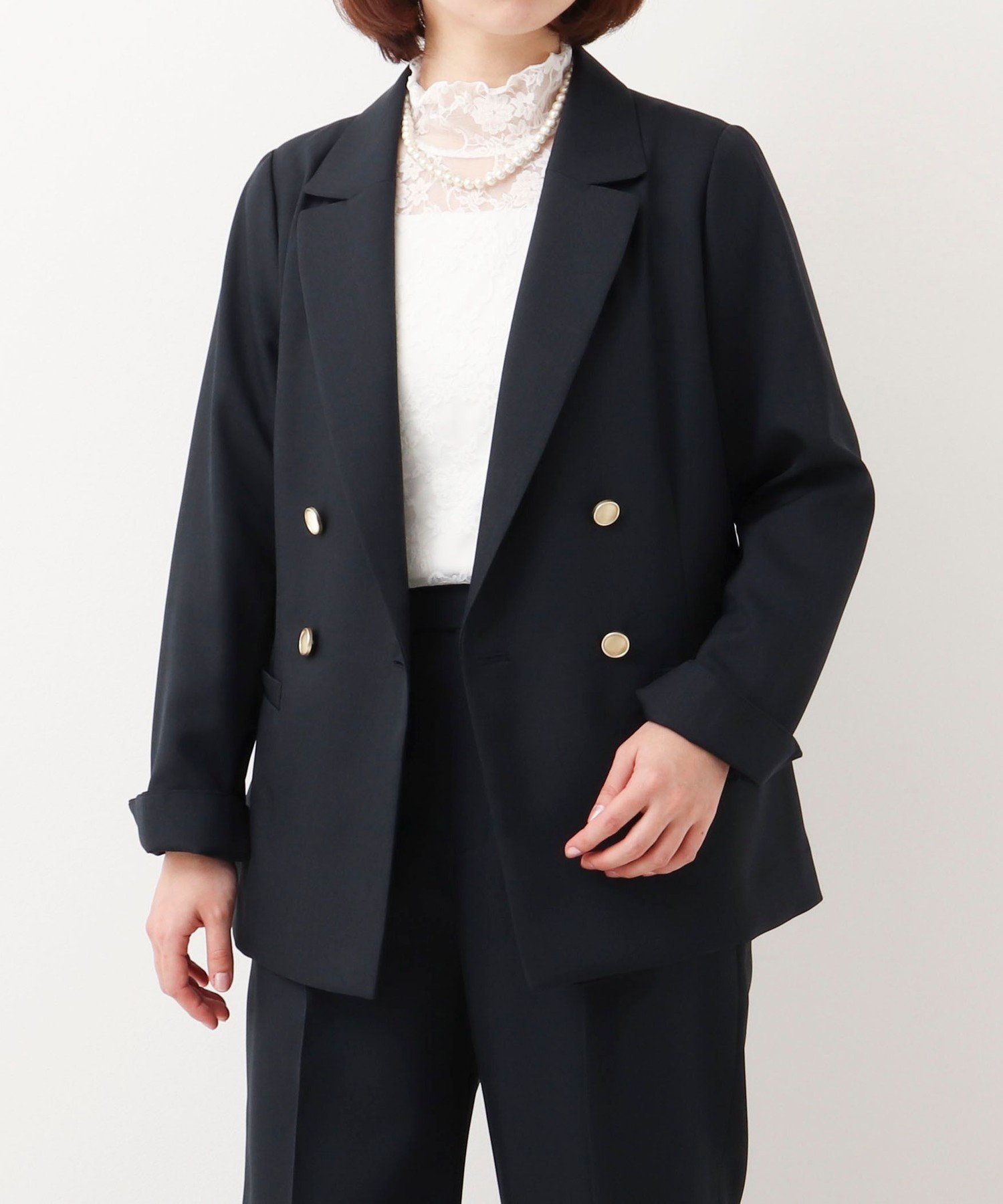 【ノーリーズ/NOLLEY'S】の《セットアップ対応》ライトモククロス ジャケット インテリア・キッズ・メンズ・レディースファッション・服の通販 founy(ファニー) 　ファッション　Fashion　レディースファッション　WOMEN　アウター　Coat Outerwear　ジャケット　Jackets　オケージョン　Occasion　春　Spring　秋　Autumn/Fall　ジャケット　Jacket　スリット　Slit　セットアップ　Set Up　デニム　Denim　トレンド　Trend　ベーシック　Basic　ロング　Long　おすすめ　Recommend　卒業式　Graduation Ceremony　2025年　2025　2025春夏・S/S　Ss,Spring/Summer,2025　ネイビー|ID: prp329100004497490 ipo3291000000031864953