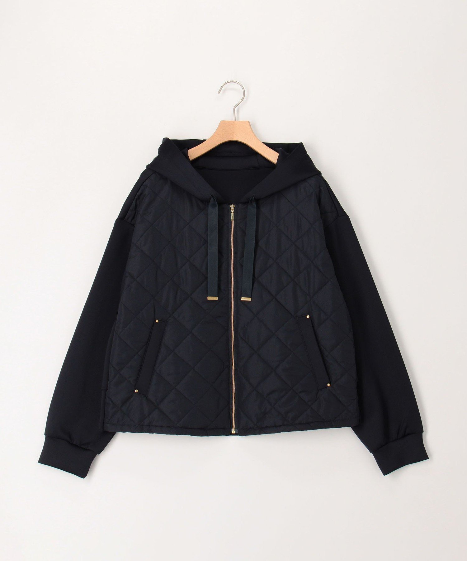 【ノーリーズ/NOLLEY'S】のZIPフリルパーカー インテリア・キッズ・メンズ・レディースファッション・服の通販 founy(ファニー) 　ファッション　Fashion　レディースファッション　WOMEN　トップス・カットソー　Tops/Tshirt　パーカ　Sweats　カットソー　Cut And Sew　キルティング　Quilting　パーカー　Hoodie　フェミニン　Feminine　フリル　Frills　おすすめ　Recommend　2024年　2024　2024-2025秋冬・A/W　Aw/Autumn/Winter/Fw/Fall/2024-2025　ネイビー|ID: prp329100004497497 ipo3291000000031992146