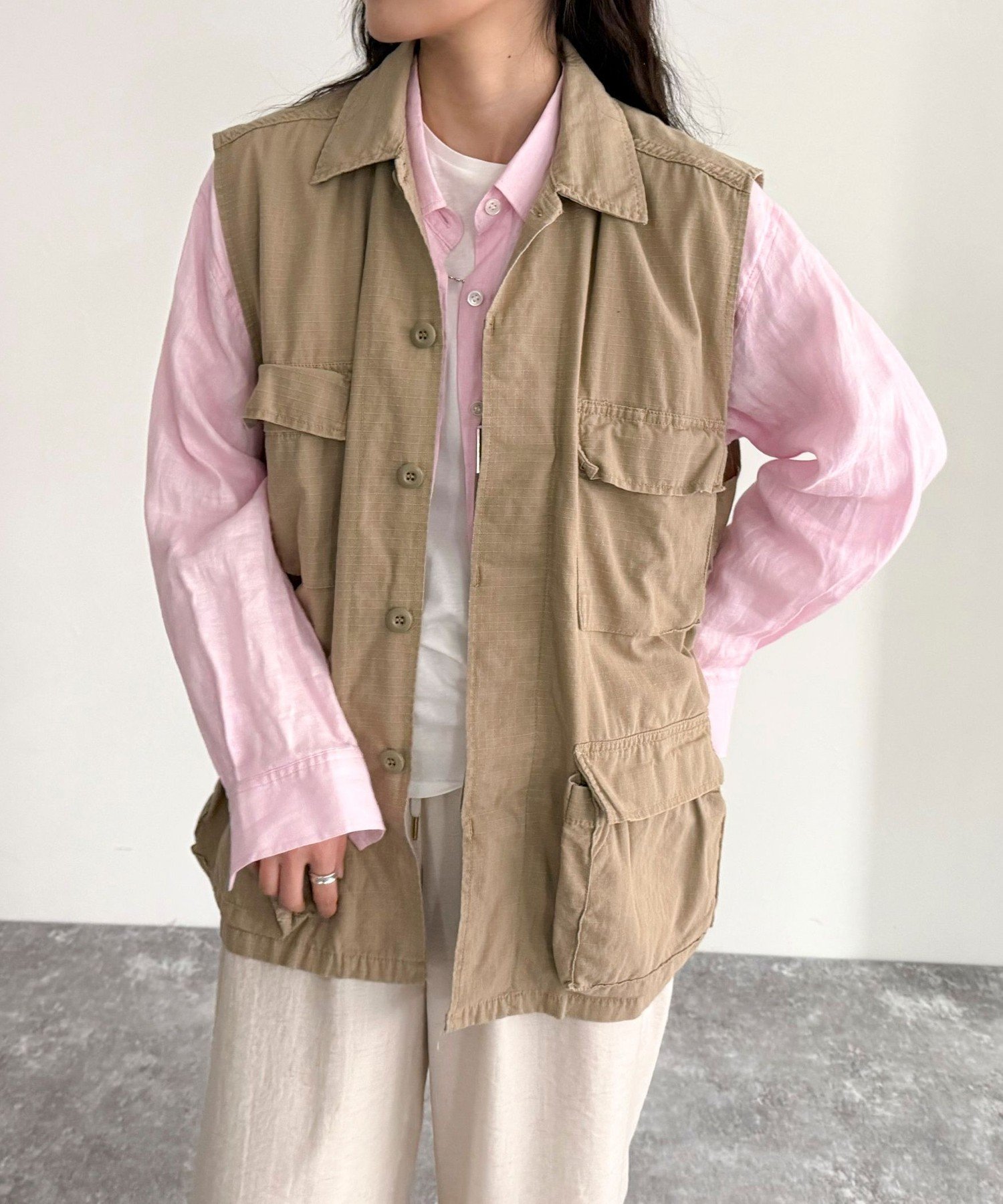 【その他のブランド/Other】の【ROTHCO/ロスコ】BDU ベスト インテリア・キッズ・メンズ・レディースファッション・服の通販 founy(ファニー) 　ファッション　Fashion　レディースファッション　WOMEN　アウター　Coat Outerwear　トップス・カットソー　Tops/Tshirt　ベスト/ジレ　Gilets/Vests　2025年　2025　2025春夏・S/S　Ss,Spring/Summer,2025　おすすめ　Recommend　スウェット　Sweat　タンク　Tank　ベスト　Vest　ミリタリー　Military　ロング　Long　夏　Summer　春　Spring　S/S・春夏　Ss・Spring/Summer　ベージュ|ID: prp329100004497503 ipo3291000000031991787