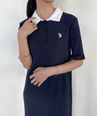 【ラナン/Ranan】のRanan/ U.S.P ポロ衿リブワンピース ネイビー|ID: prp329100004498126 ipo3291000000031732735