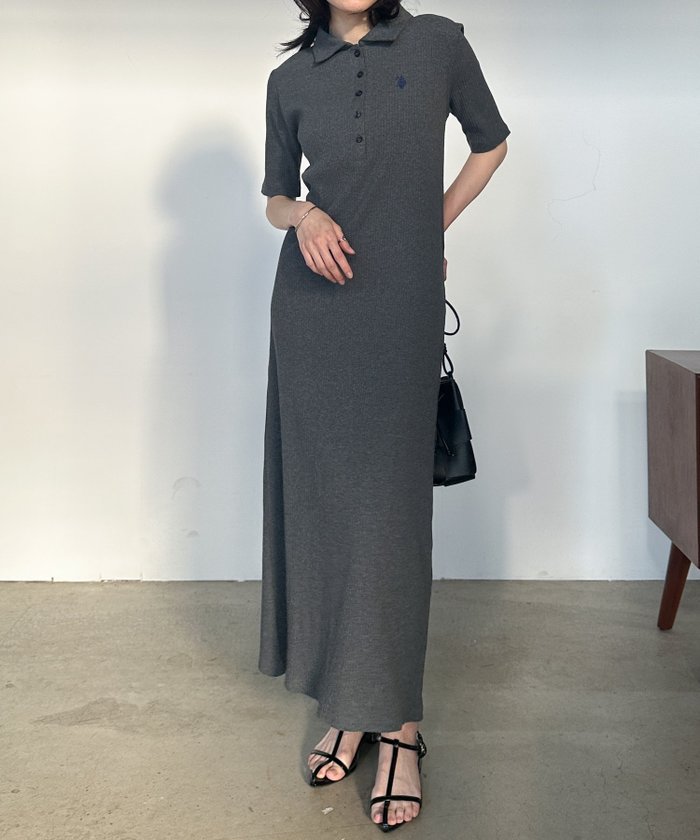 【ラナン/Ranan】のRanan/ U.S.P ポロ衿リブワンピース インテリア・キッズ・メンズ・レディースファッション・服の通販 founy(ファニー) https://founy.com/ ファッション Fashion レディースファッション Ladies' Fashion Online ワンピース Dress イタリア Italy 腕時計 Watch カットソー Cut And Sew コレクション Collection ストレート Straight スニーカー Sneakers スリット Slit トレンド Trend フィット Fit メンズ Mens ロング Long ワンポイント One Point おすすめ Recommend |ID: prp329100004498126 ipo3291000000032593312