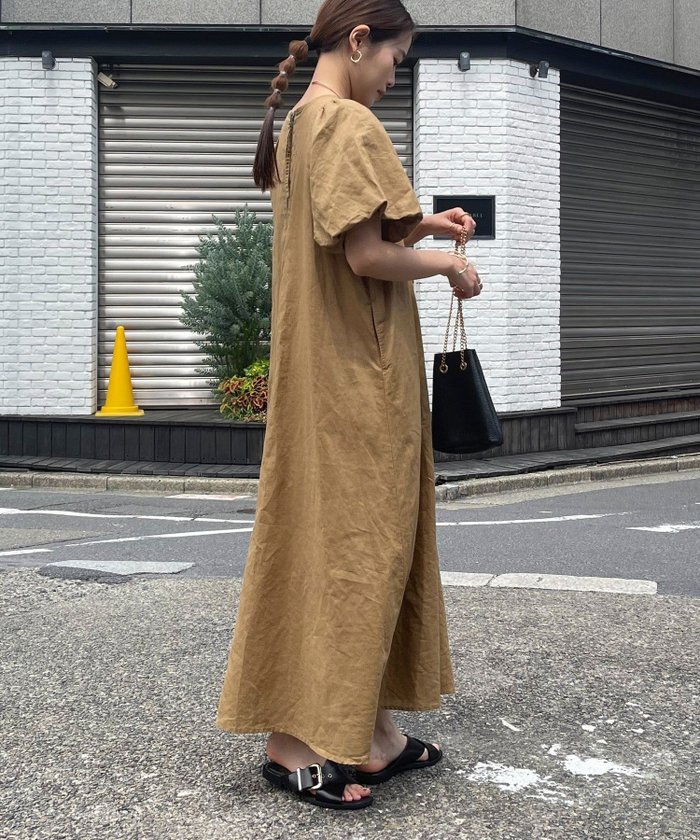 【その他のブランド/Other】のコットンリネンバルーンスリーブワンピース インテリア・キッズ・メンズ・レディースファッション・服の通販 founy(ファニー) https://founy.com/ ファッション Fashion レディースファッション WOMEN ワンピース Dress スリーブ Sleeve バルーン Balloon フェミニン Feminine フレア Flare ポケット Pocket リネン Linen エレガント 上品 Elegant 夏 Summer |ID: prp329100004498148 ipo3291000000031732864