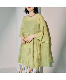 【レプシィム ローリーズファーム/LEPSIM LOWRYS FARM】の2WAYギャザーチュニックワンピースSS 人気、トレンドファッション・服の通販 founy(ファニー) ファッション Fashion レディースファッション WOMEN ワンピース Dress チュニック Tunic おすすめ Recommend チュニック Tunic フェミニン Feminine ボトム Bottom リボン Ribbon |ID:prp329100004498243