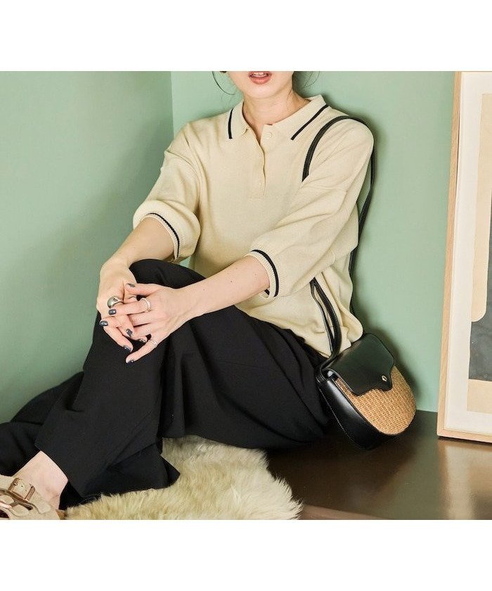 【フリークスストア/FREAK'S STORE】のサマーニット ライン 半袖 ポロシャツ(ハンドウォッシャブル)【限定展開】 25SS インテリア・キッズ・メンズ・レディースファッション・服の通販 founy(ファニー) https://founy.com/ ファッション Fashion レディースファッション WOMEN トップス・カットソー Tops/Tshirt ニット Knit Tops シャツ/ブラウス Shirts/Blouses ポロシャツ Polo Shirts 2025年 2025 2025春夏・S/S Ss,Spring/Summer,2025 サマー Summer ベーシック Basic ポロシャツ Polo Shirt 半袖 Short Sleeve 夏 Summer 春 Spring S/S・春夏 Ss・Spring/Summer |ID: prp329100004498270 ipo3291000000031858413