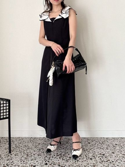 【リリーブラウン/Lily Brown】のバイカラースイッチングワンピース 人気、トレンドファッション・服の通販 founy(ファニー) 　ファッション　Fashion　レディースファッション　WOMEN　ワンピース　Dress　 other-1|ID: prp329100004498275 ipo3291000000031733963