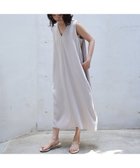 【ルージュヴィフラクレ/Rouge vif la cle】のVネックコクーンワンピース ベージュ|ID: prp329100004498324 ipo3291000000033828578