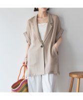 【ドゥ アルシーヴ/Doux archives】のメッシュフレンチスリーブジャケット 人気、トレンドファッション・服の通販 founy(ファニー) ファッション Fashion レディースファッション WOMEN アウター Coat Outerwear ジャケット Jackets インナー Inner シアー Sheer 切替 Switching |ID:prp329100004498348