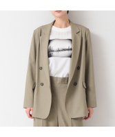 【デッサン/Dessin】の【セットアップ可能・洗える】ダブルジャケット(S~L) 人気、トレンドファッション・服の通販 founy(ファニー) ファッション Fashion レディースファッション WOMEN アウター Coat Outerwear ジャケット Jackets おすすめ Recommend ジャケット Jacket セットアップ Set Up ダブル Double デニム Denim トレンド Trend ポケット Pocket 洗える Washable |ID:prp329100004498452