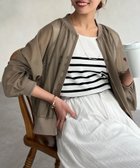 【シェトワ/Chez toi】のメッシュブルゾン 人気、トレンドファッション・服の通販 founy(ファニー) ファッション Fashion レディースファッション WOMEN アウター Coat Outerwear ブルゾン Blouson/Jackets カットソー Cut And Sew シンプル Simple デニム Denim バランス Balance フェミニン Feminine フレア Flare ブルゾン Blouson メッシュ Mesh リラックス Relax プチプライス・低価格 Affordable おすすめ Recommend エレガント 上品 Elegant thumbnail カーキ|ID: prp329100004498487 ipo3291000000031735797