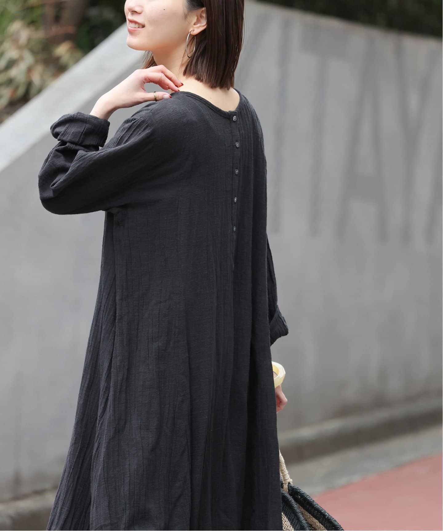 【ジャーナルスタンダード レリューム/JOURNAL STANDARD relume】のコットンクレープマーメイドワンピース2WAY インテリア・キッズ・メンズ・レディースファッション・服の通販 founy(ファニー) 　ファッション　Fashion　レディースファッション　WOMEN　ワンピース　Dress　2025年　2025　2025春夏・S/S　Ss,Spring/Summer,2025　おすすめ　Recommend　インナー　Inner　キャミソール　Camisole　デニム　Denim　マーメイド　Mermaid　ブラック|ID: prp329100004498490 ipo3291000000031735811