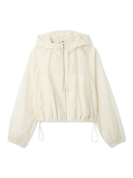 【フレイ アイディー/FRAY I.D】の【PUMA】シアーオーガンジーショートブルゾン 人気、トレンドファッション・服の通販 founy(ファニー) 　ファッション　Fashion　レディースファッション　WOMEN　アウター　Coat Outerwear　ブルゾン　Blouson/Jackets　オーガンジー　Organdy　コレクション　Collection　ドローコード　Draw Cord　ブルゾン　Blouson　プリント　Print　エレガント 上品　Elegant　定番　Standard　 other-1|ID: prp329100004498491 ipo3291000000031735809