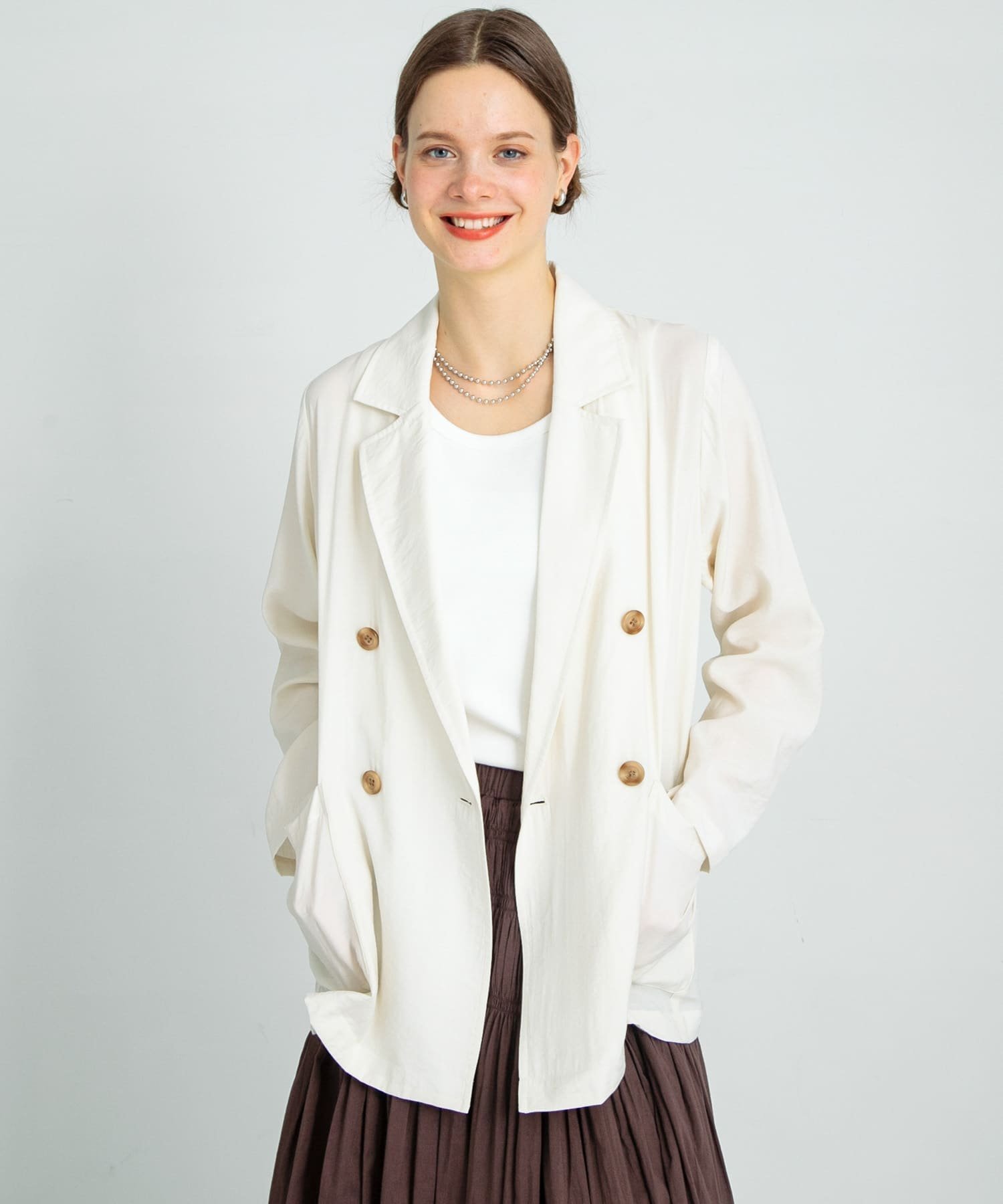 【サニーレーベル/Sonny Label / URBAN RESEARCH】のライトシアージャケット 人気、トレンドファッション・服の通販 founy(ファニー) 　ファッション　Fashion　レディースファッション　WOMEN　アウター　Coat Outerwear　ジャケット　Jackets　2025年　2025　2025春夏・S/S　Ss,Spring/Summer,2025　おすすめ　Recommend　インナー　Inner　キャミソール　Camisole　シアー　Sheer　デニム　Denim　トレンド　Trend　ロング　Long　夏　Summer　S/S・春夏　Ss・Spring/Summer　 other-1|ID: prp329100004498492 ipo3291000000032367580