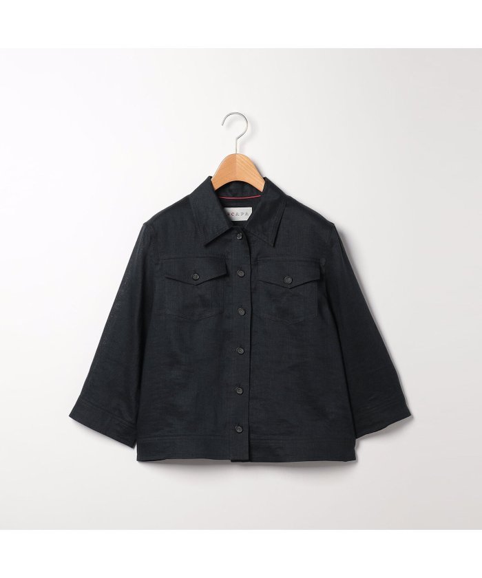 【スキャパ/SCAPA】のウォッシュリネンジャケット インテリア・キッズ・メンズ・レディースファッション・服の通販 founy(ファニー) https://founy.com/ ファッション Fashion レディースファッション WOMEN アウター Coat Outerwear ジャケット Jackets コンパクト Compact ショート Short シンプル Simple ジャケット Jacket ボトム Bottom 夏 Summer 春 Spring S/S・春夏 Ss・Spring/Summer |ID: prp329100004498500 ipo3291000000031735870