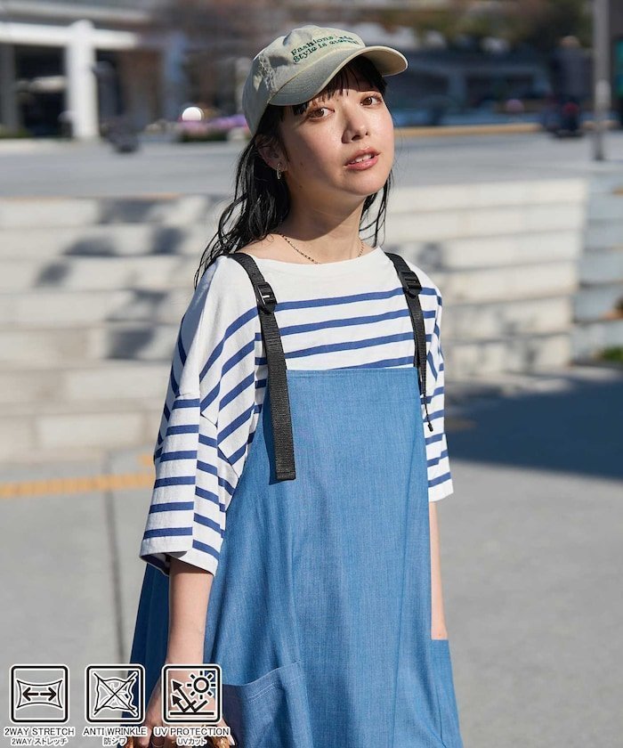 【フリークスストア/FREAK'S STORE】のサロペットワンピース アソート 25SS インテリア・キッズ・メンズ・レディースファッション・服の通販 founy(ファニー) 　ファッション　Fashion　レディースファッション　WOMEN　ワンピース　Dress　サロペット　Salopette　インナー　Inner　キャミソール　Camisole　今季　This Season　ストレッチ　Stretch　スペシャル　Special　ポケット　Pocket　別注　Special Order　メッシュ　Mesh　ロング　Long　S/S・春夏　Ss・Spring/Summer　夏　Summer　2025年　2025　2025春夏・S/S　Ss,Spring/Summer,2025　ブルー|ID: prp329100004498580 ipo3291000000031736331