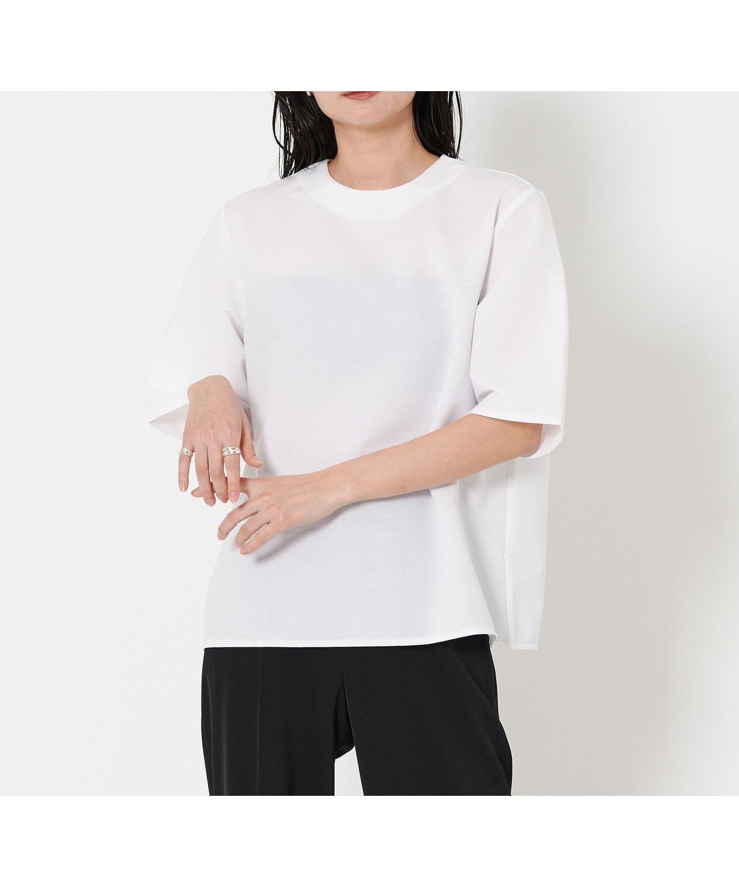 【ユナイテッドアローズ/UNITED ARROWS】のMARW UNITED ARROWS Tブラウス インテリア・キッズ・メンズ・レディースファッション・服の通販 founy(ファニー) 　ファッション　Fashion　レディースファッション　Fashion for Women　トップス・カットソー　Cut & Sew Tops　シャツ・ブラウス・オフィスカジュアル　Elegant Blouses & Button-Ups　インナー　Innerwear　春　Spring　カーディガン　Cardigan, Knitwear　シンプル　Simple, Minimal　ジャケット　Jacket, Outerwear　定番　Standard, Basic Item　人気　Popular, Best Seller　S/S・春夏　SS, Spring/Summer, Warm Season　夏　Summer　ビジネス 仕事 通勤　Business / Work / Commuting　WHITE|ID: prp329100004498648 ipo3291000000032609690