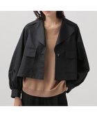 【エルーラ/Elura】のビッグカラーショートコート/989935 ブラック09|ID: prp329100004498668 ipo3291000000031872834