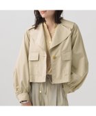 【エルーラ/Elura】のビッグカラーショートコート/989935 ベージュ52|ID: prp329100004498668 ipo3291000000031872835