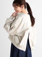 【ヴァン/Vin】のバックジップオーバーブルゾン 人気、トレンドファッション・服の通販 founy(ファニー) ファッション Fashion レディースファッション WOMEN アウター Coat Outerwear ブルゾン Blouson/Jackets バッグ Bag クロップド Cropped コンパクト Compact ジップ Zip トレンド Trend バランス Balance ブルゾン Blouson マニッシュ Mannish thumbnail ライトグレー|ID: prp329100004498699 ipo3291000000031872951