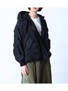 【ラシュッド/LASUD】のシャーリングミリタリーライクブルゾン ブラック|ID: prp329100004498704 ipo3291000000031872971