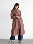 【ラシュッド/LASUD】のドロストデザインナイロンコート レンガ|ID: prp329100004498708 ipo3291000000031872990