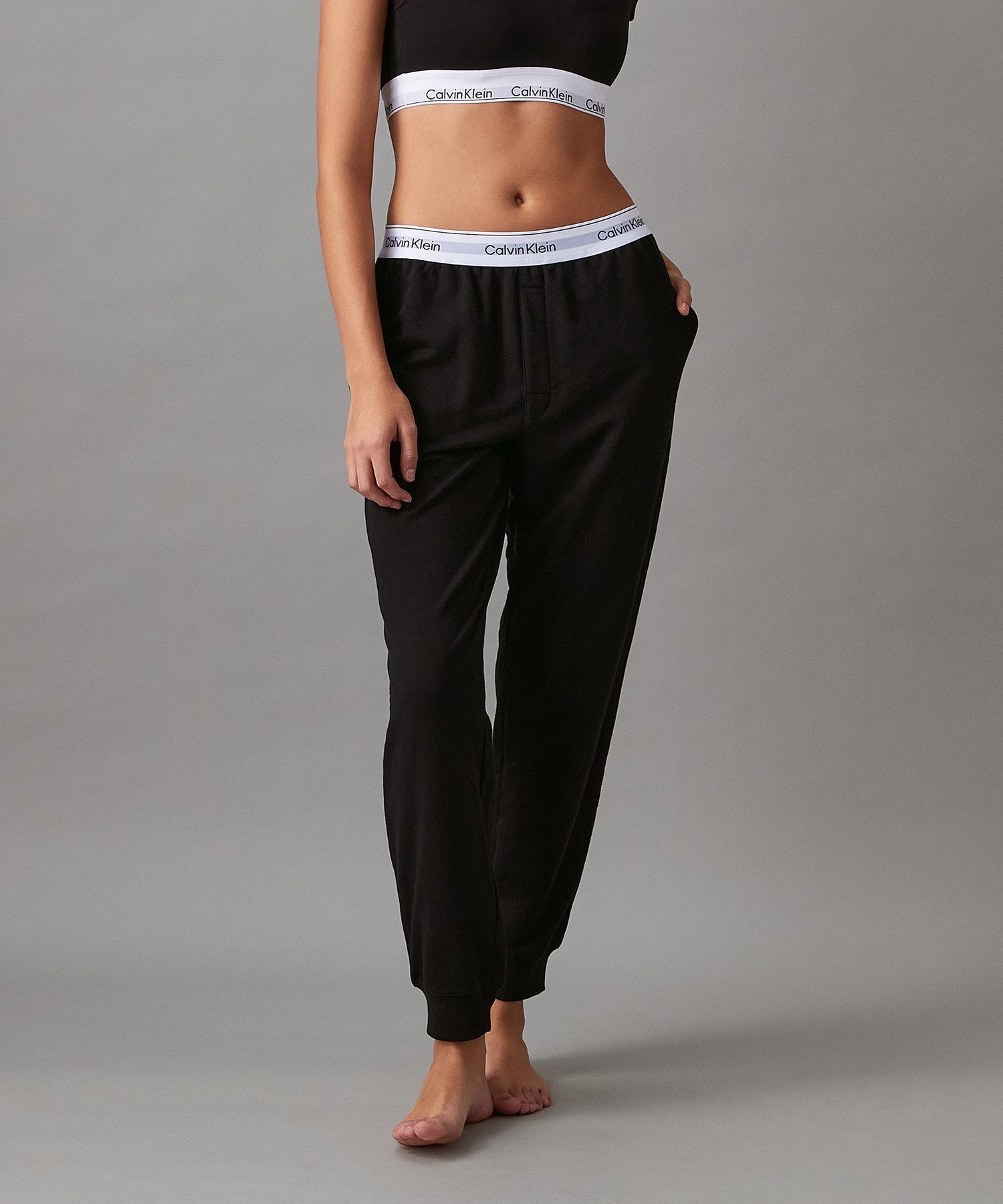 【カルバンクライン/Calvin Klein】の【公式ショップ】 カルバンクライン Icon Cotton LOUNGE - ジョガーパンツ Calvin Klein Underwear QS6872 インテリア・キッズ・メンズ・レディースファッション・服の通販 founy(ファニー) 　ファッション　Fashion　レディースファッション　WOMEN　パンツ　Pants　下着・ランジェリー　Underwear　アンダーウェア　Underwear　おすすめ　Recommend　リラックス　Relax　ワーク　Work　Black|ID: prp329100004498828 ipo3291000000031738481