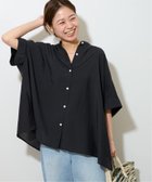 【ジャーナルスタンダード レリューム/JOURNAL STANDARD relume】の《追加》シアーポンチョシャツ ブラック|ID: prp329100004498882 ipo3291000000031938715