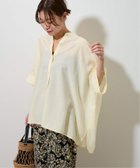 【ジャーナルスタンダード レリューム/JOURNAL STANDARD relume】の《追加》シアーポンチョシャツ ナチュラル|ID: prp329100004498882 ipo3291000000031938716