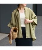 【ジャーナルスタンダード レリューム/JOURNAL STANDARD relume】の《追加》シアーポンチョシャツ カーキ|ID: prp329100004498882 ipo3291000000031938717