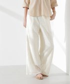 【ナノ ユニバース/nano universe】のサイド切り替えレースパンツ 人気、トレンドファッション・服の通販 founy(ファニー) ファッション Fashion レディースファッション WOMEN パンツ Pants ウォッシャブル Washable カットソー Cut And Sew サテン Satin ジャケット Jacket ストレート Straight フェミニン Feminine ベーシック Basic レース Race ロング Long 2025年 2025 2025春夏・S/S Ss,Spring/Summer,2025 thumbnail アイボリー7|ID: prp329100004498890 ipo3291000000032343690