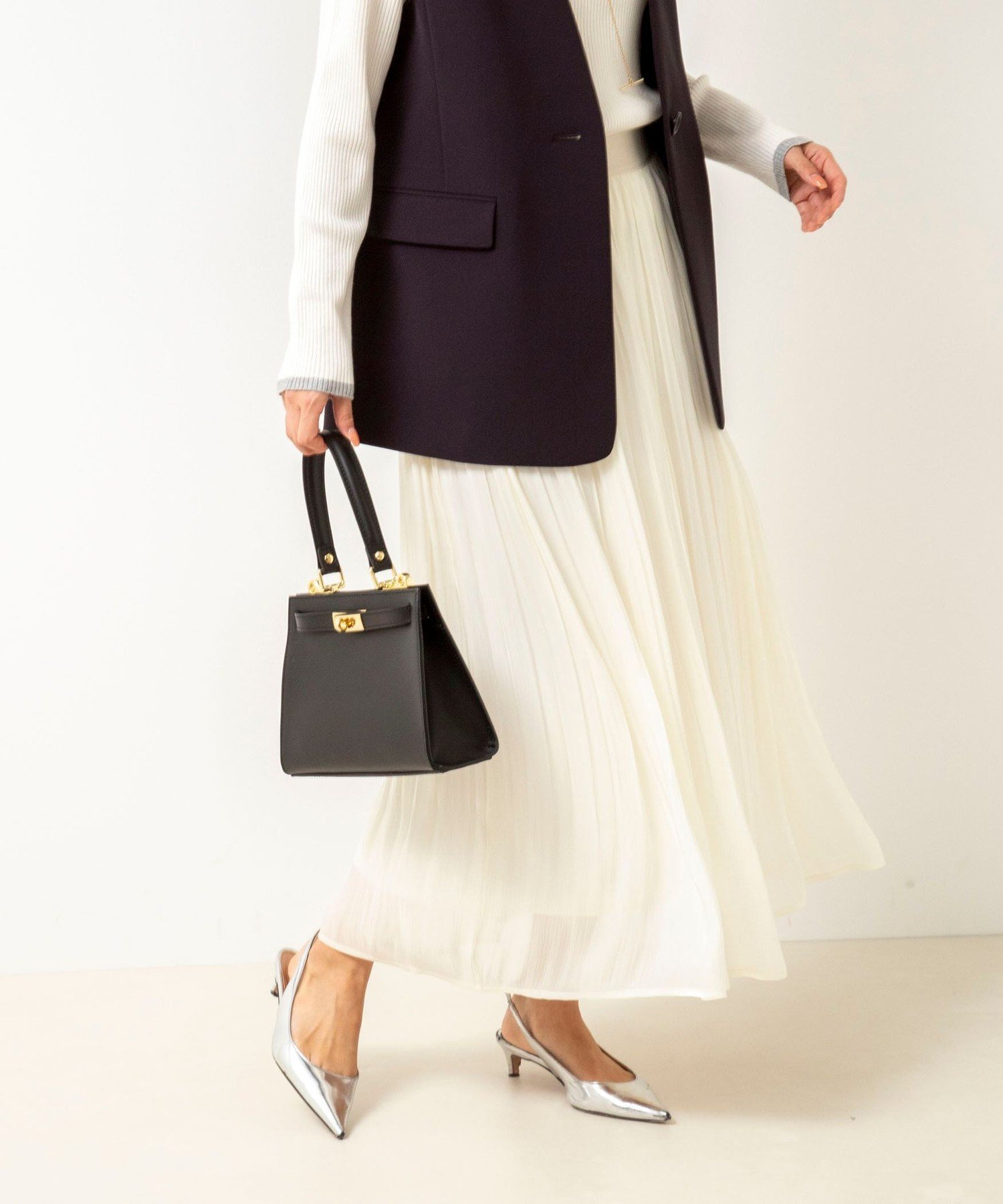 【ノーリーズ/NOLLEY'S】のシャインサテン楊柳スカート インテリア・キッズ・メンズ・レディースファッション・服の通販 founy(ファニー) 　ファッション　Fashion　レディースファッション　WOMEN　スカート　Skirt　2025年　2025　2025春夏・S/S　Ss,Spring/Summer,2025　おすすめ　Recommend　ロング　Long　春　Spring　オフホワイト|ID: prp329100004498939 ipo3291000000031996012