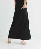 【デミルクス ビームス/Demi-Luxe BEAMS】のリネン シンプルロングスカート .M BLACK|ID: prp329100004498964 ipo3291000000031995335
