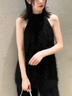 【フレイ アイディー/FRAY I.D】のフリンジジャガードホルタートップス 人気、トレンドファッション・服の通販 founy(ファニー) ファッション Fashion レディースファッション WOMEN トップス・カットソー Tops/Tshirt エレガント 上品 Elegant ジャケット Jacket ストライプ Stripe セットアップ Set Up フリンジ Fringe ボーダー Border thumbnail BLK[009]|ID: prp329100004498980 ipo3291000000031739744