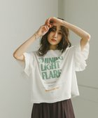 【グローバルワーク/GLOBAL WORK】のヘビロッTEEフリルプリント半袖/325970 オフ/グリーンロゴ06|ID: prp329100004499467 ipo3291000000032722783